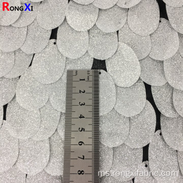 Bahan Bolt Jual Hot Sequin Fabric